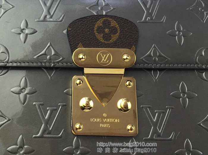 路易威登LV 女包漆皮 頂級原單 M90375 Monogram Vernis漆面牛皮 Spring Street手袋 風格百搭 手提肩背斜挎包  YDH2582